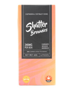 Sativa 240mg Shatter Brownies (Euphoria Extractions) Sativa 240mg Shatter Brownies (Euphoria Extractions)