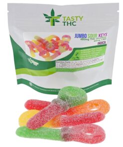 Jumbo Sour Keys (480mg THC/40mg CBD)