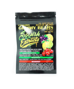 Gummy Bears 100mg THC (Squish Extracts)
